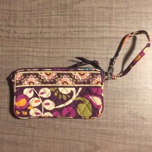 Vera Bradley Wristlet in Plum Crazy